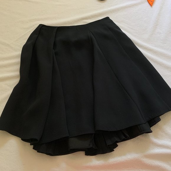 Dior dark navy mini pleated silk skirt FR 36 2 4 - Picture 12 of 12